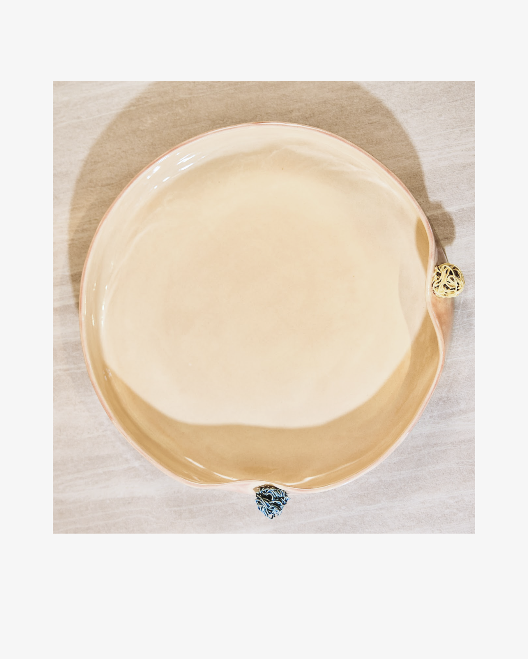 Pompons Large Serving Platter