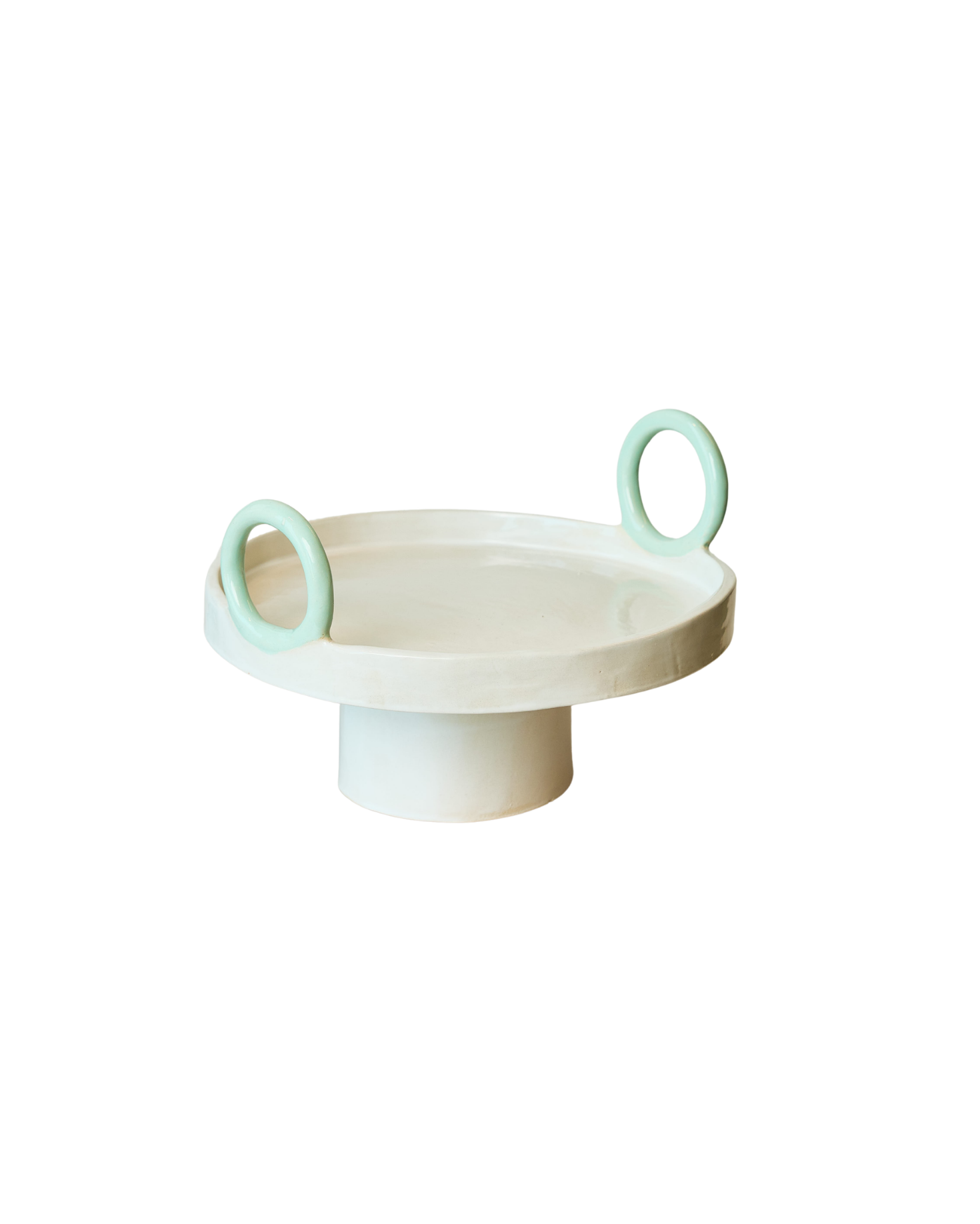 Circus Elevated Large Platter- Multicolor Rings