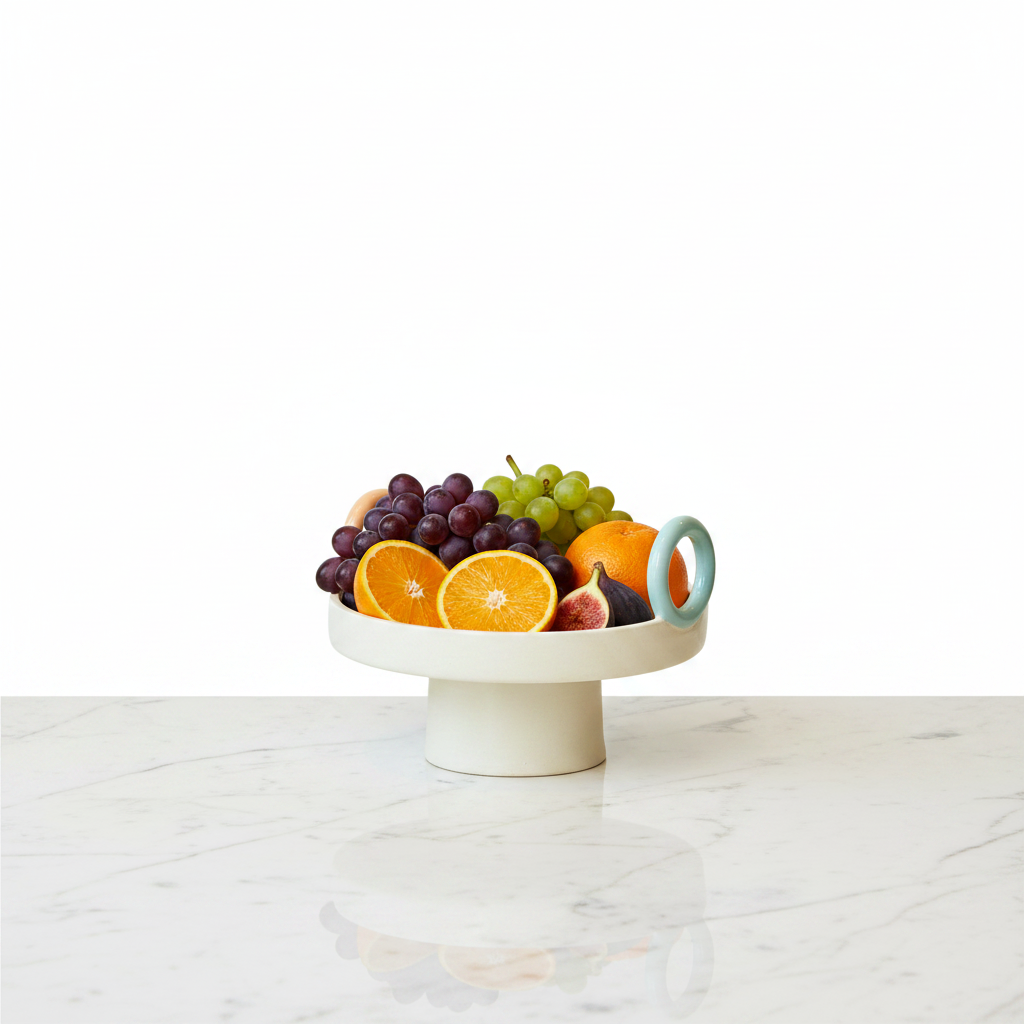 Circus Elevated Large Platter- Multicolor Rings