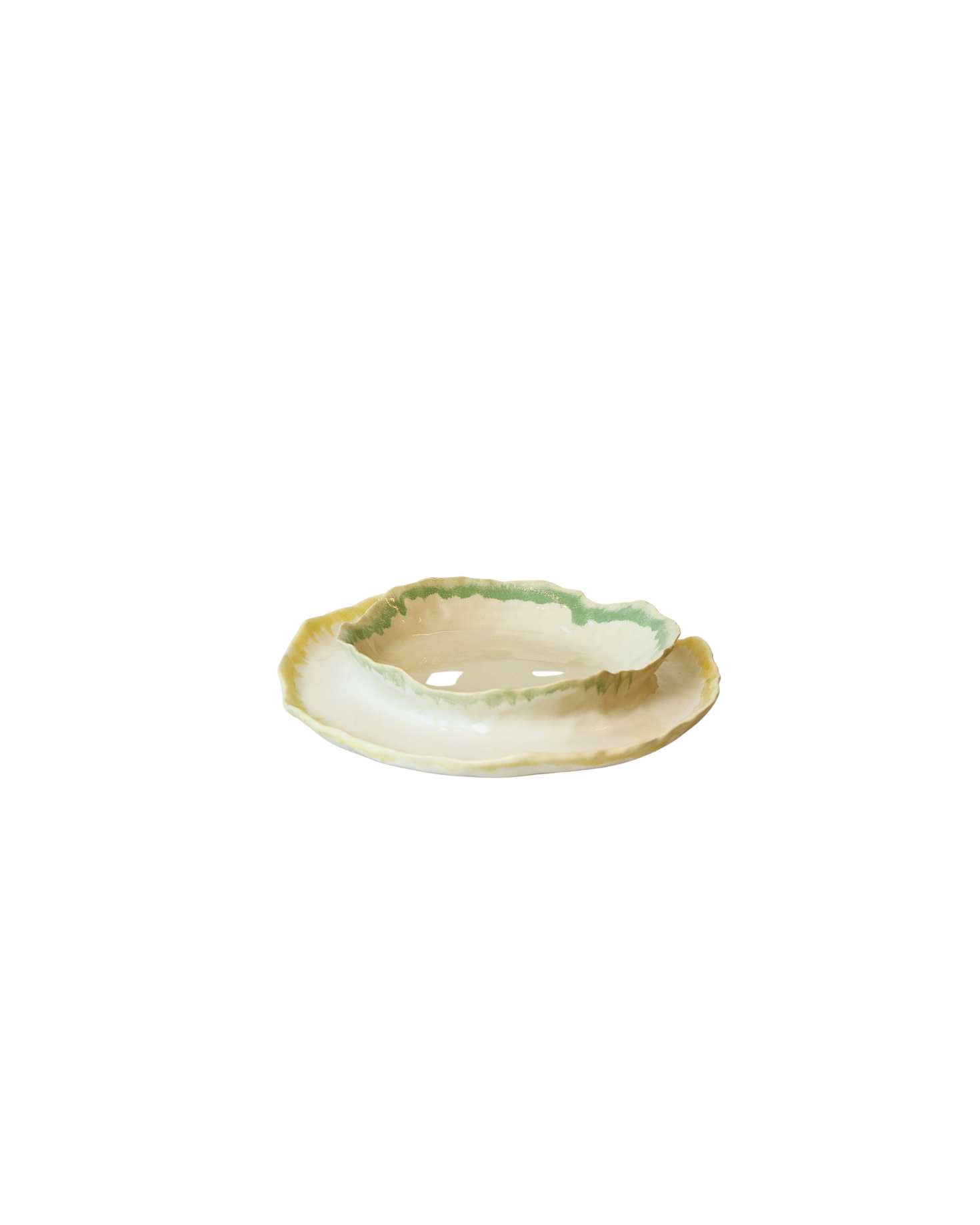 Circus Small Nested Platter- Yellow/Green