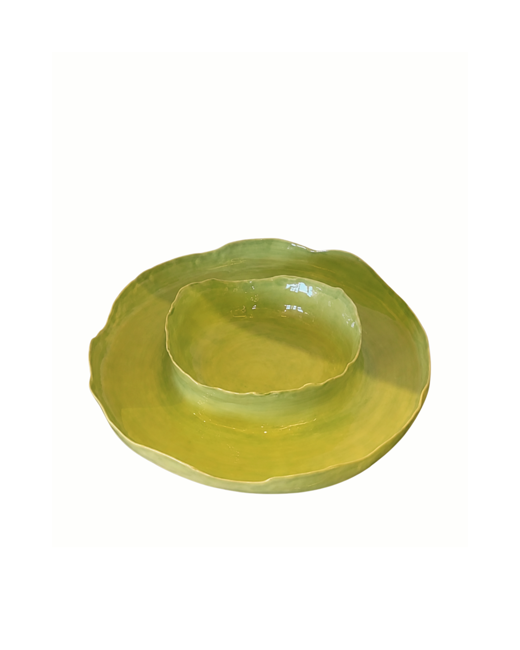 Circus Medium Nested Platter- Wasabi Green