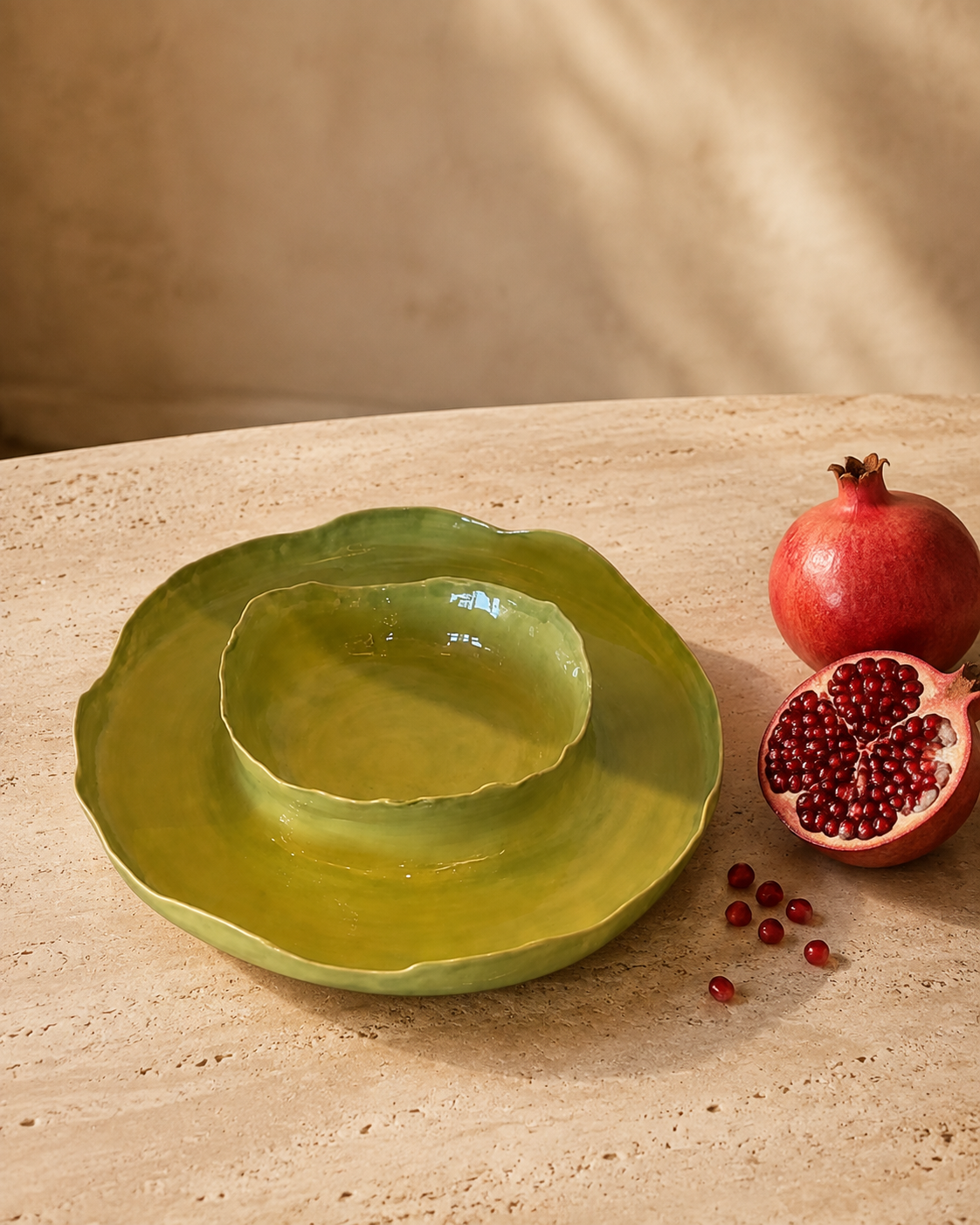Circus Medium Nested Platter- Wasabi Green
