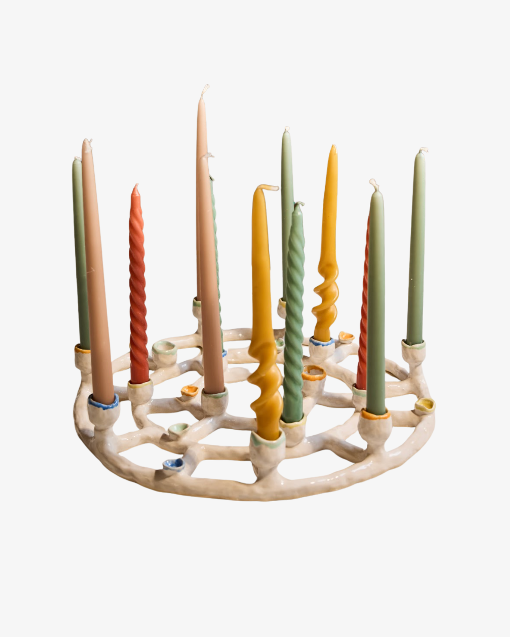 Lunari Multi-Candle Centerpiece Holder