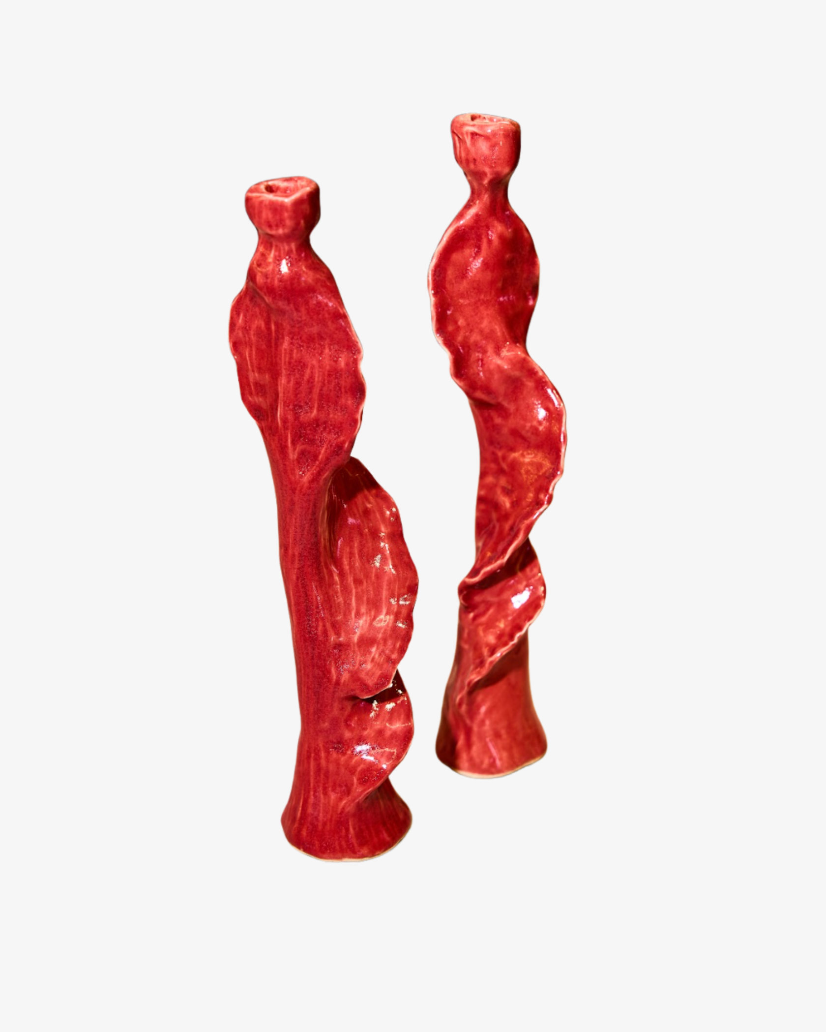 Lunari Pillar Candle Holders - Set of 2
