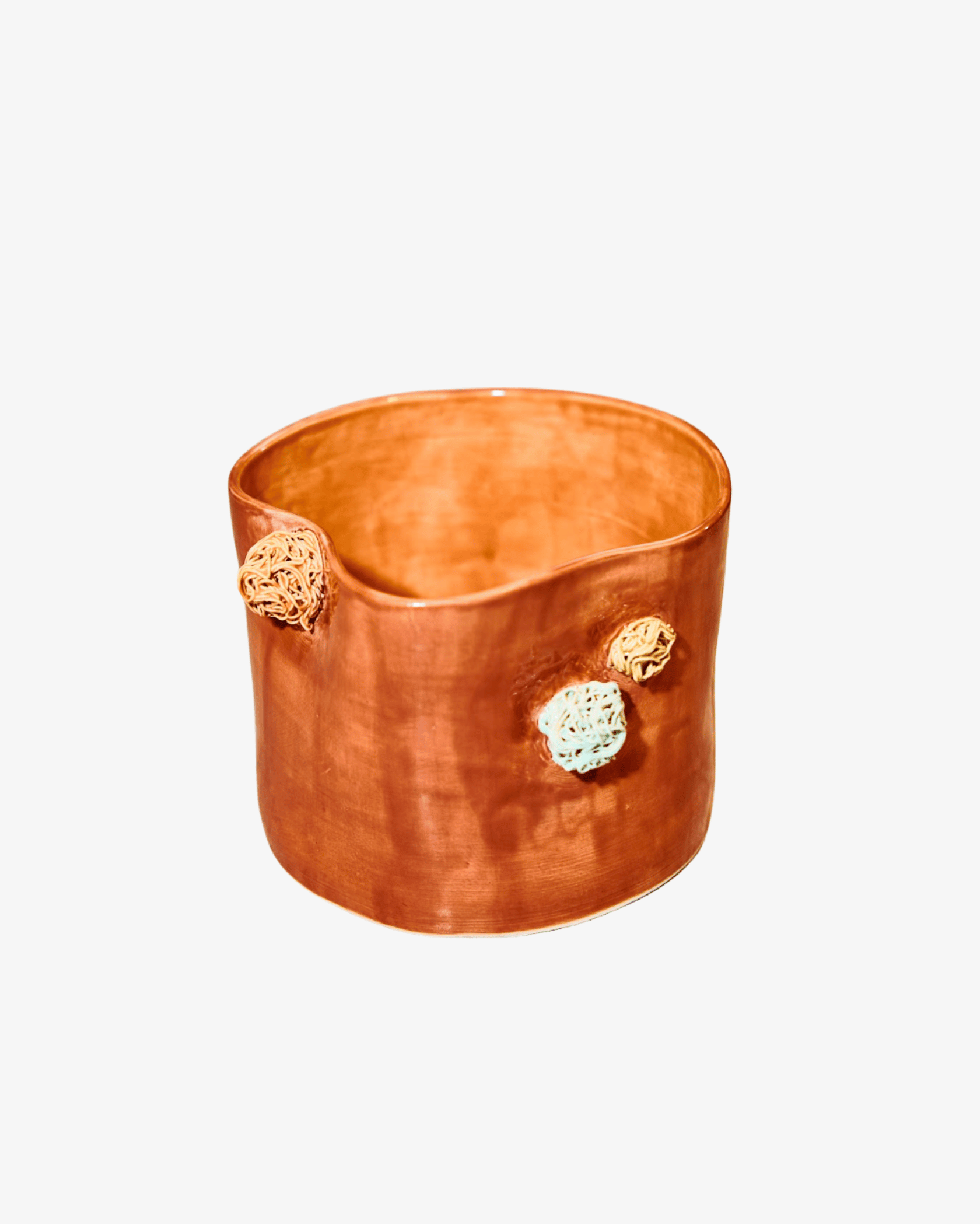 Pompons Medium Cylinder Vase