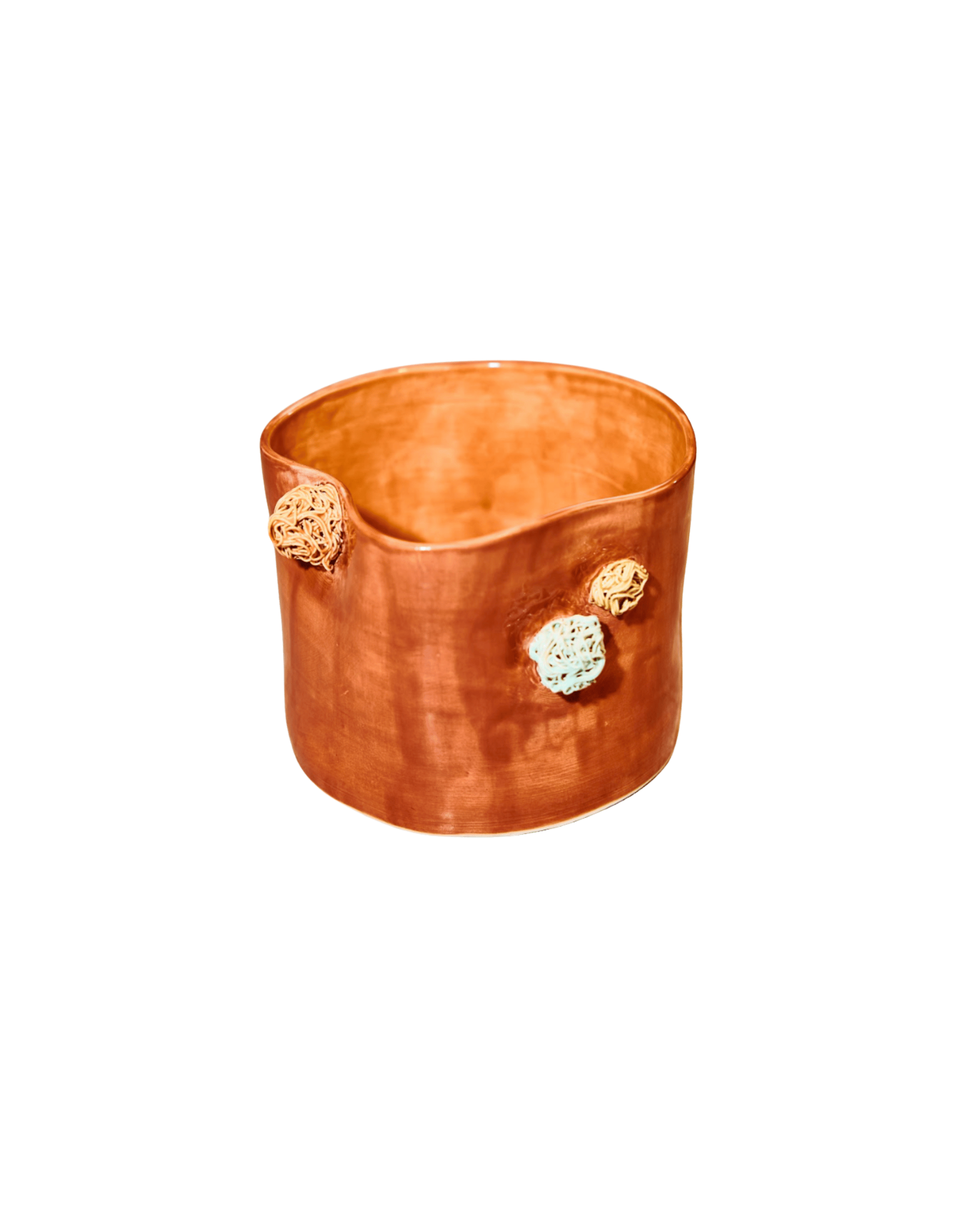 Pompons Medium Vase -  Sandalwood