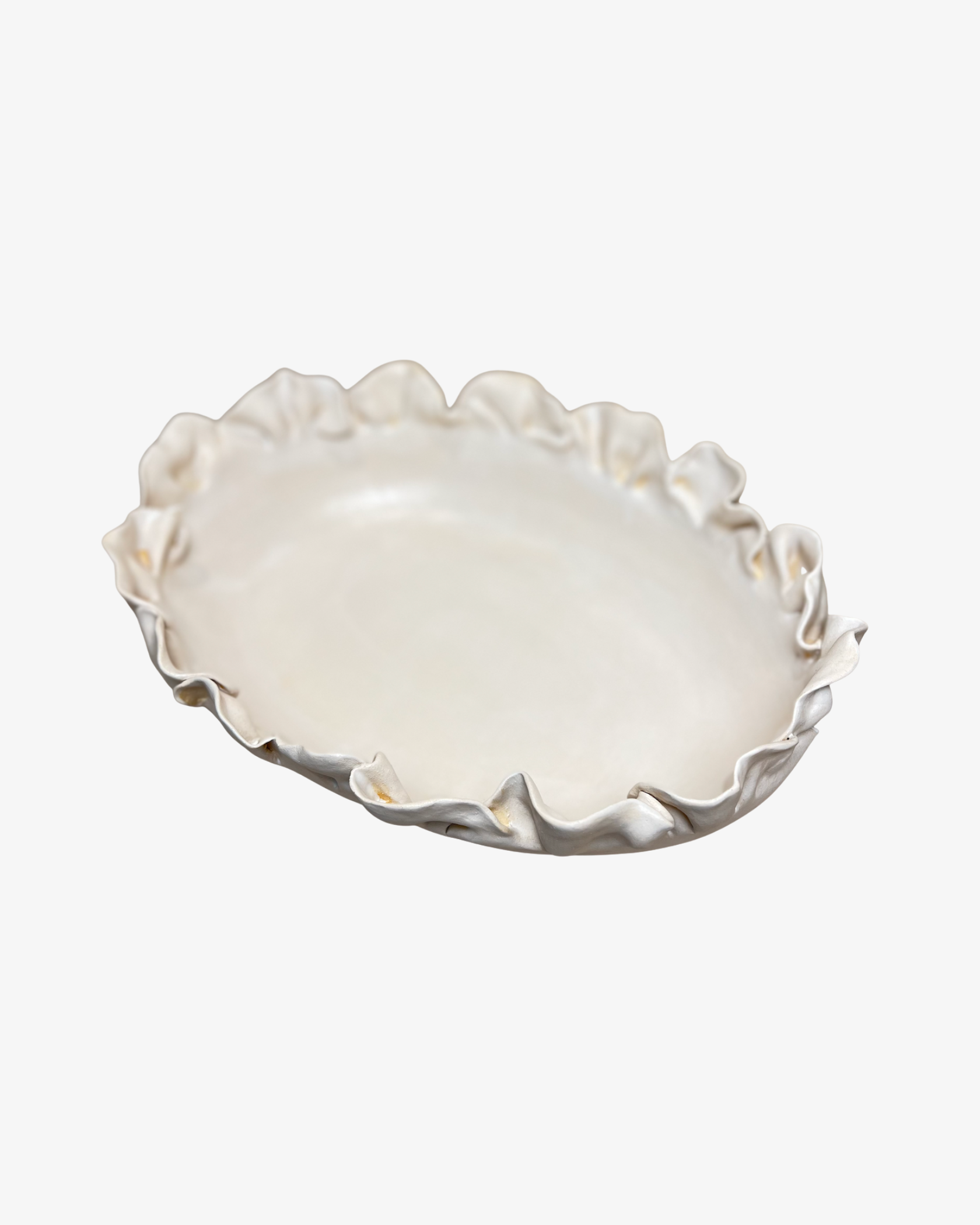 Ruffles Oval Serving Dish