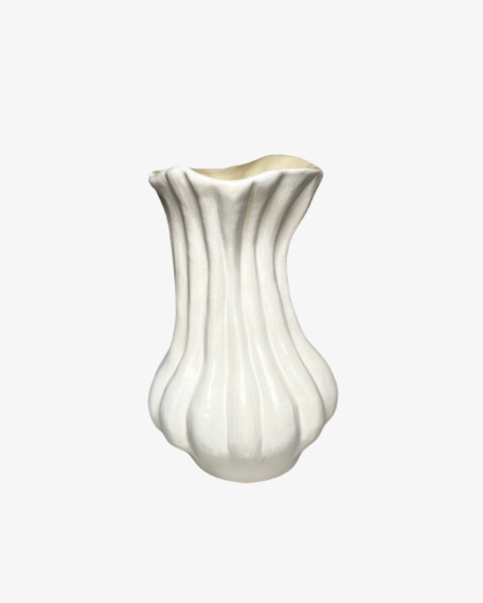 Spring Ribbed Tall Vase