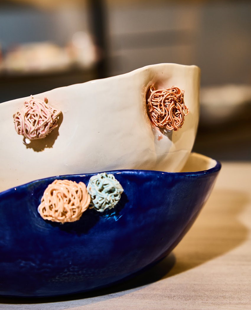 Pompons Medium Bowl