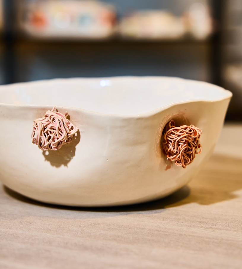 Pompons Medium Bowl