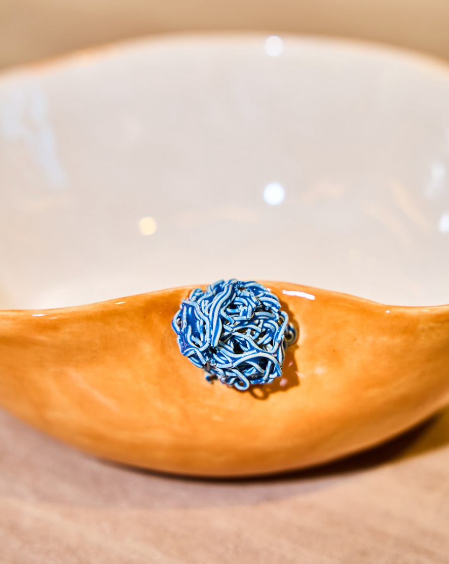 Pompons Medium Bowl