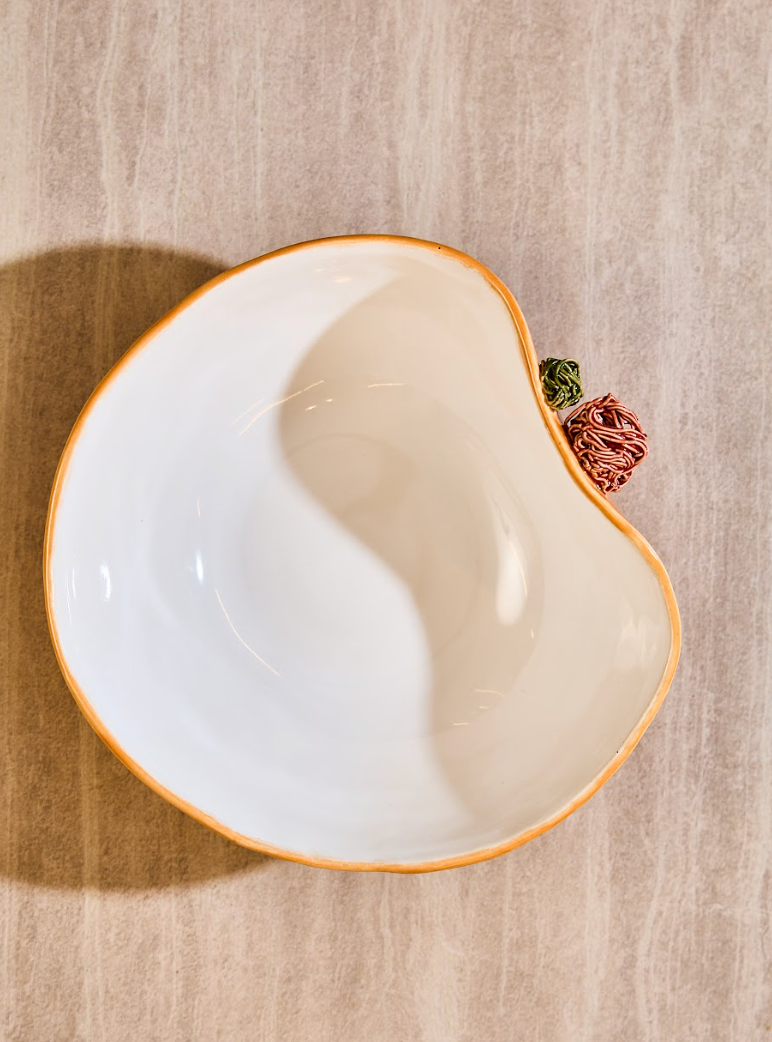 Pompons Medium Bowl