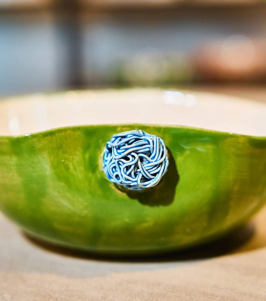 Pompons Medium Bowl