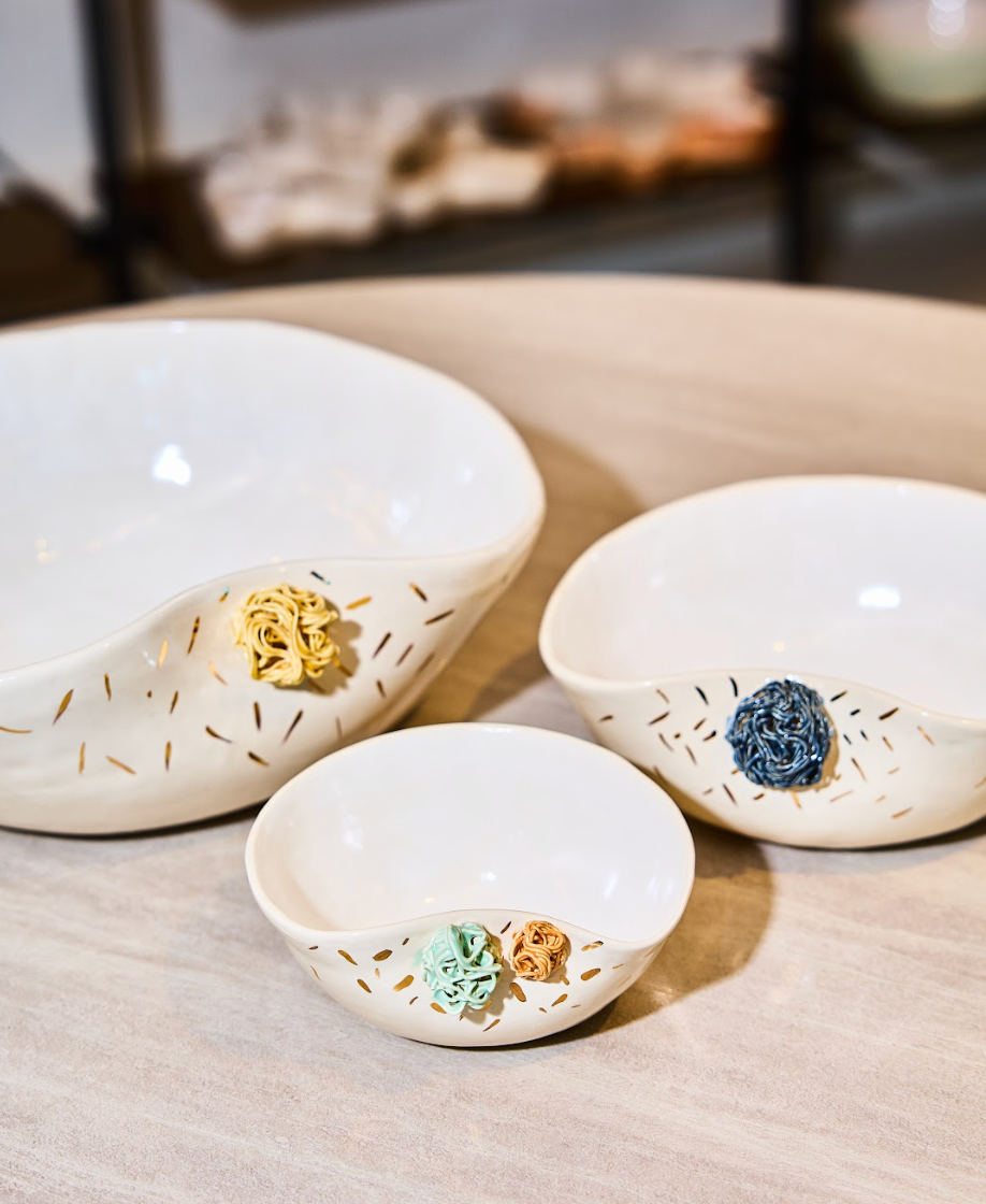 Pompons Large Bowl
