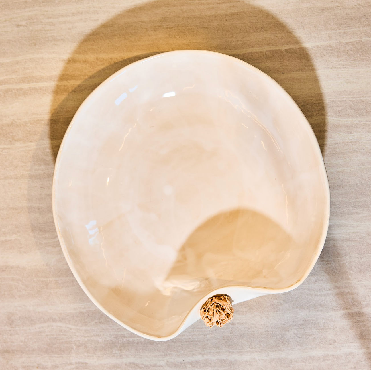 Pompons Medium Shallow Bowl