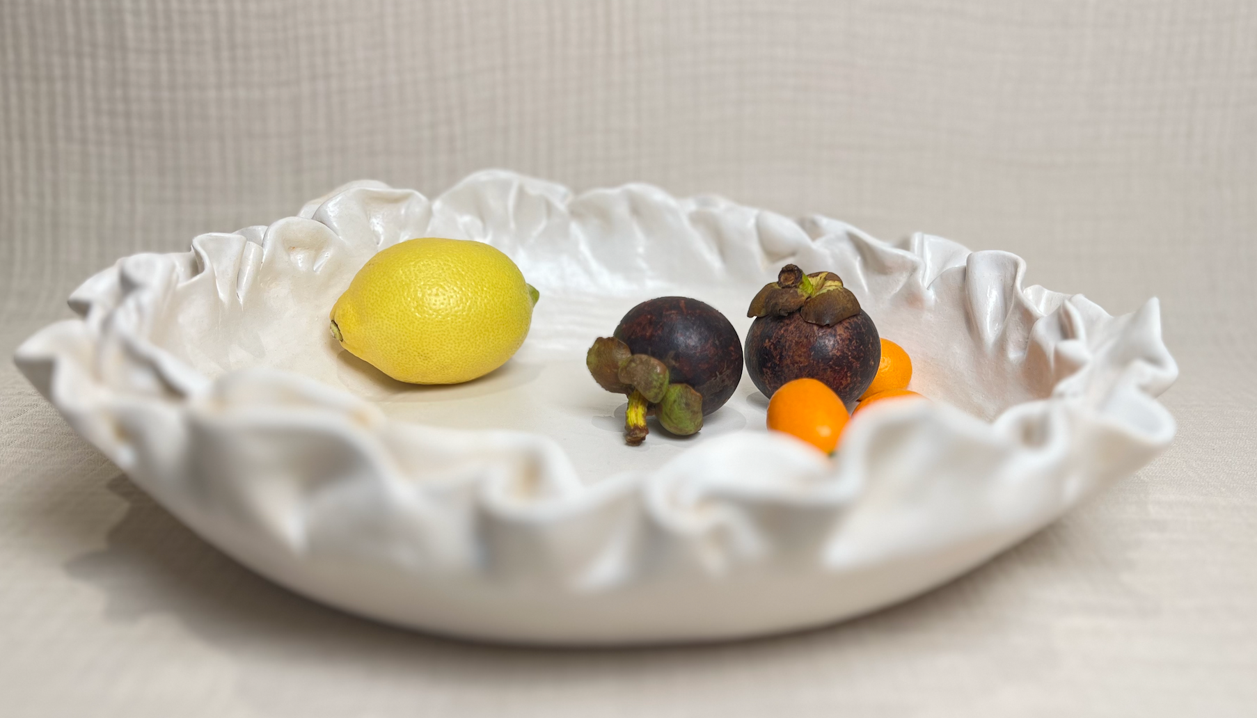 Ruffles Large Serving Dish