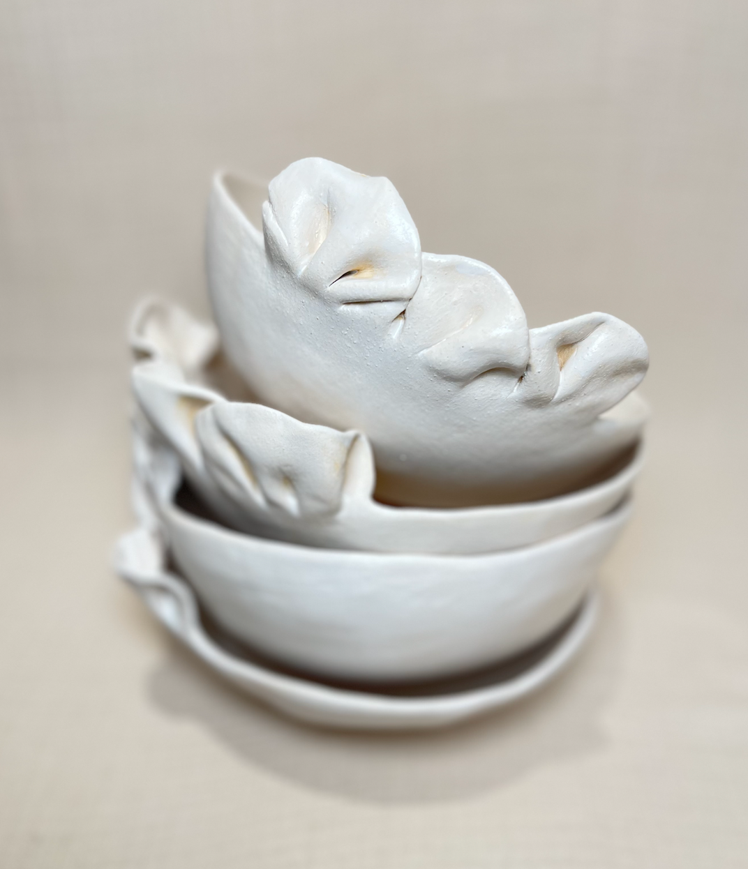 Ruffles Small Bowls -Set of 4
