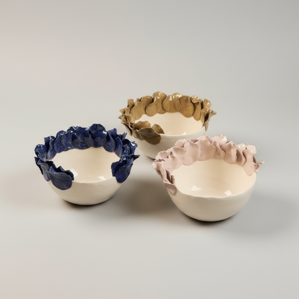 Florets Mini Bowl - Ocre petals